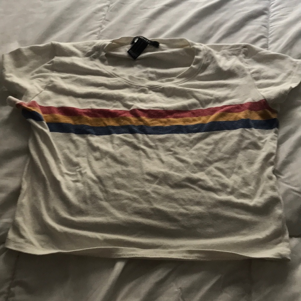 A white crop top